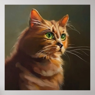 Amerikaanse Wirehair Cat Poster