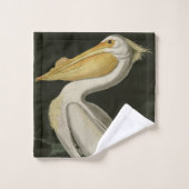 Amerikaanse witte pelikaan, Amerikaanse vogelvogel Bad Handdoek (Wasdoekje)