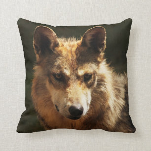 Amerikaanse Wolf Pillow Kussen