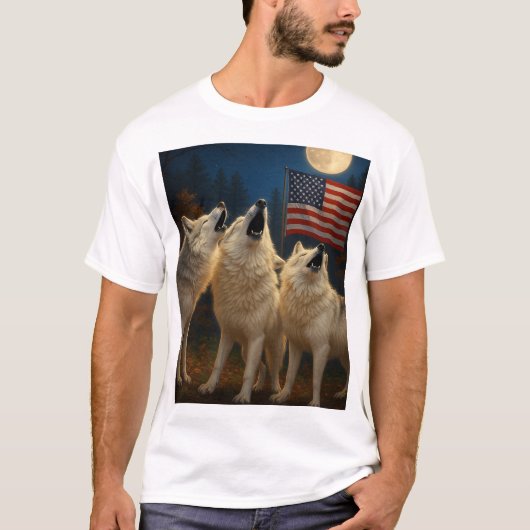 Amerikaanse wolfpack t-shirt (Voorkant)