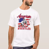 AMERIKAANSE WRESTLER T-SHIRT (Voorkant)