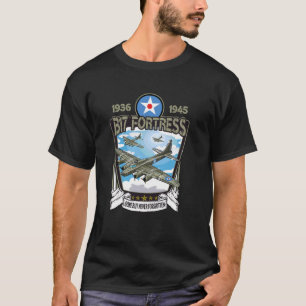 Amerikaanse WW2 Vliegtuig B-17 Flying Fortress bom T-shirt