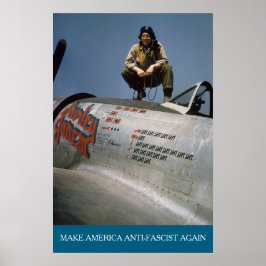 Amerikaanse WWII-piloot MAAFA Poster
