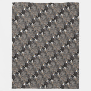 Amerikaanse zeearend eert troepen Amerikaanse patr Fleece Deken