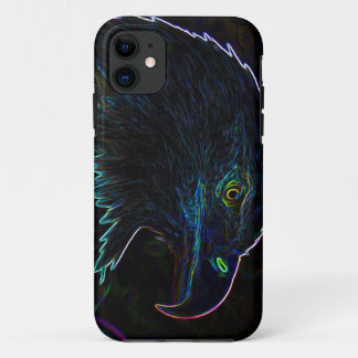 Amerikaanse Zeearend in Glowing Edges iPhone 11 Hoesje