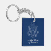 Amerikaanse zeehond sleutelhanger (Voorkant Links)