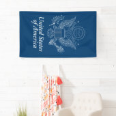 Amerikaanse zeehond spandoek (Insitu)