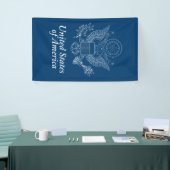 Amerikaanse zeehond spandoek (Beurs)