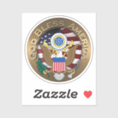 Amerikaanse zegel sticker (Vel)