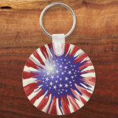 Amerikaanse zonnebloem sleutelhanger (Voorkant)