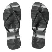  Amerikaanse zonsondergang bij alaska eskimo hunte Teenslippers (Voetbed)