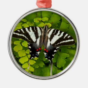 Amerikaanse zwaluwstaartvlinder metalen ornament