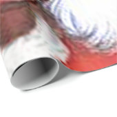 Amerikaanse zwarte kerstman cadeaupapier (Rol Hoek)