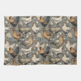 Amerikana Chicken Kitchen Towels Theedoek