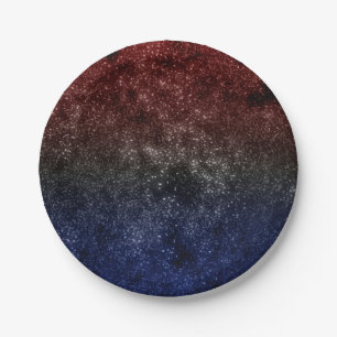 Amerikana Galaxy Papieren Bordje