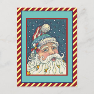 AMERIKANA ST. NICK, PATRIOTISCH SANTA CHRISTMAS BRIEFKAART