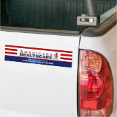 Amerikanen 4 Gezondheidszorg ook - Bumpersticker (Op Truck)