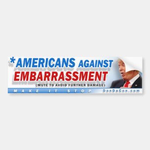 Amerikanen tegen barbaarsheid bumpersticker