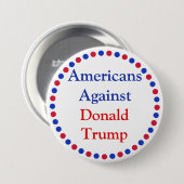 Amerikanen tegen Donald Trump Button (Voorkant /achterkant)