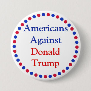 Amerikanen tegen Donald Trump Button
