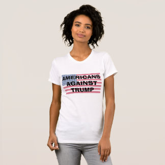Amerikanen tegen Trump met Amerikaanse vlag Shirt