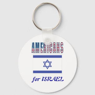 Amerikanen voor Israëlische Sleutelhanger