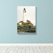 Amerika's 1st Guardian Canvas Afdruk (Insitu (Houten vloer))