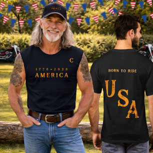 Amerika's 250e Born To Ride Team Groep T-shirt
