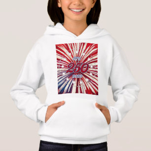 Amerika's 250e verjaardag 1776-2026 RWB-Vuurwerk