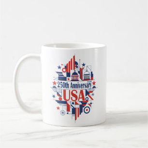 Amerika's 250e verjaardag koffiemok
