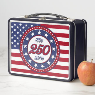 Amerika's 250e verjaardag met de vlag van de VS