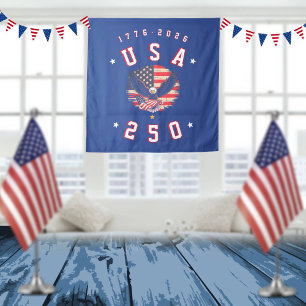 Amerika's 250e verjaardag USA 250 1776 2026 Wandkleed