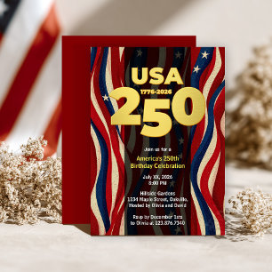 Amerika's 250e verjaardag, USA 250-feest Kaart