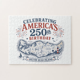Amerika's 250e verjaardag vieren Hilton Head Legpuzzel