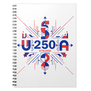 Amerika's 250ste verjaardag notitieboek