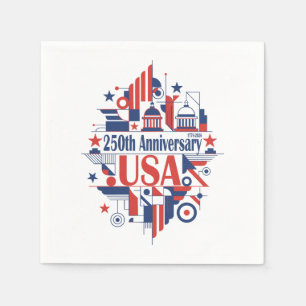 Amerika's 250ste verjaardag servet