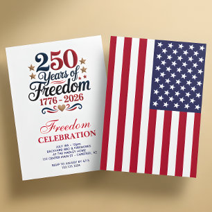 Amerika's 250ste Verjaardagsfeest Kaart