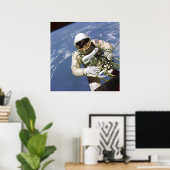 Amerika's eerste ruimtevaart 24-inch x24-inch post poster (Thuiskantoor)