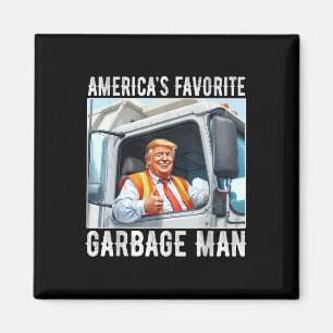 Amerika's favoriete vuilnis Man Trump in vuilnis Magneet