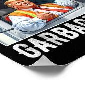 Amerika's favoriete vuilnis Man Trump in vuilnis Poster (Hoek)