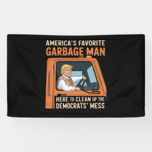 Amerika's Favoriete Vuilnisman Trump 45 47 VS Spandoek