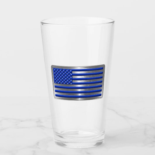 Amerika's First Responder Flag Glas (Voorkant)