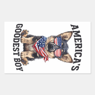 Amerika's Goedste Herder Rechthoekige Sticker