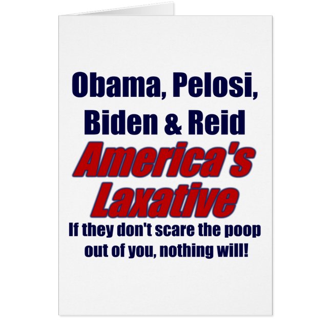 Amerika's laxatief (Voorkant)