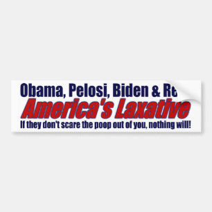 Amerika's laxatief bumpersticker