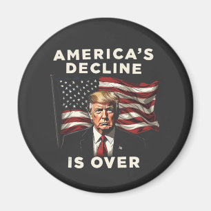Amerika's neergang is over Trump patriottische Ame Magneet