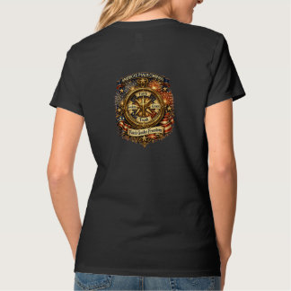 Amerika's Psalmbus Kompas Geloven Leidt Vrijheid T-shirt