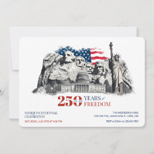 Amerika's Semi-quintcentennial 250 Jaar Vrijheid Kaart