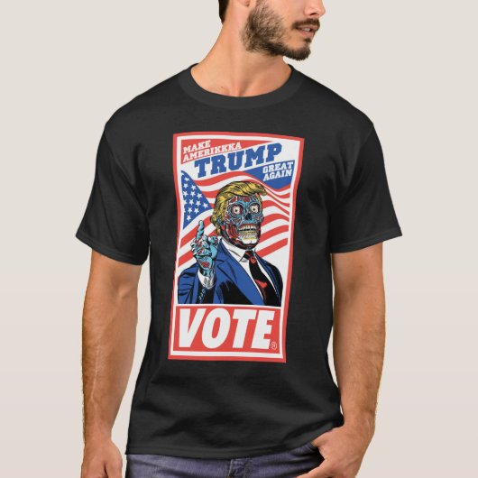AmeriKKKa STEMMING TRUMP T-shirt (Voorkant)