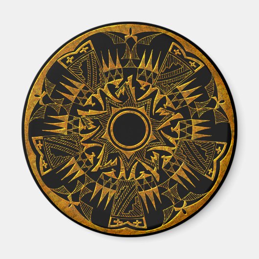 Amérindien 1 Magnet (Devant)